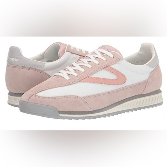 NIB🎀 TRETORN Women's Rawlins Casual Lace-Up Blush Sneakers Size 8 - Picture 1 of 12
